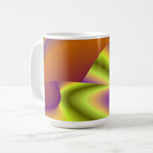 Caneca De Café A Mágica do Verão, Abstrato 3D Art