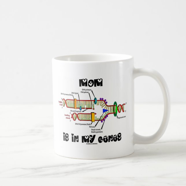 Caneca De Café A mamã está em meus genes (Direita)
