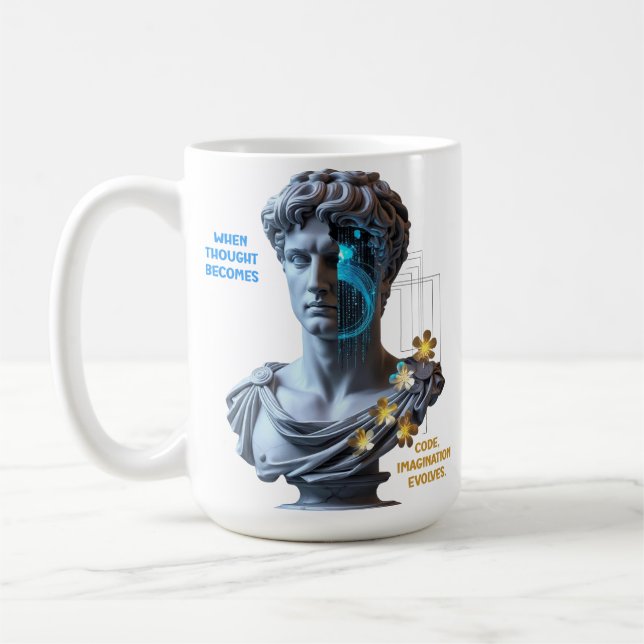 Caneca De Café “A Máquina Sonha”  (Esquerda)