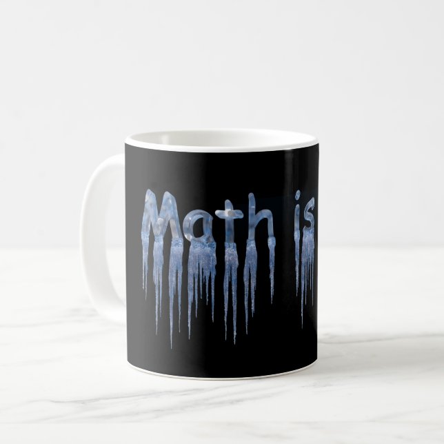 Caneca De Café A matemática é legal (Frente Esquerda)