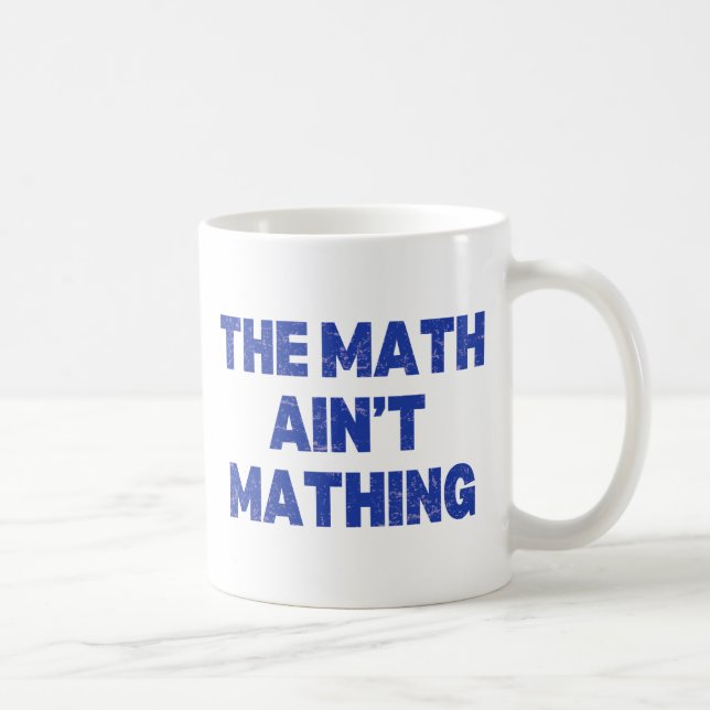 Caneca De Café A Matemática não é Matemática (Direita)