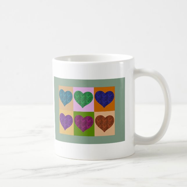 CANECA DE CAFÉ A-MAZE-ING HEARTS (Direita)