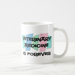 Caneca De Café A medicina veterinária é Forever