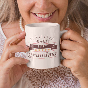 Caneca De Café A melhor avó do mundo