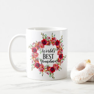 Caneca De Café A melhor avó do mundo personalizado
