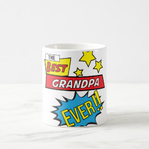 Caneca De Café A melhor banda desenhada do pop art do vovô nunca