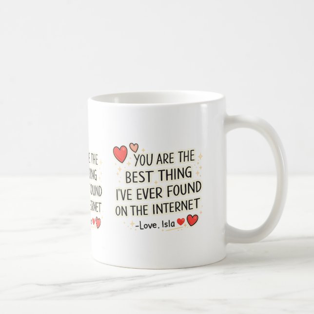 Caneca De Café A Melhor Coisa Que Eu Já Encontrei Na Internet Can (Direita)