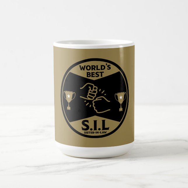 Caneca De Café A melhor cunhada do mundo (Centro)