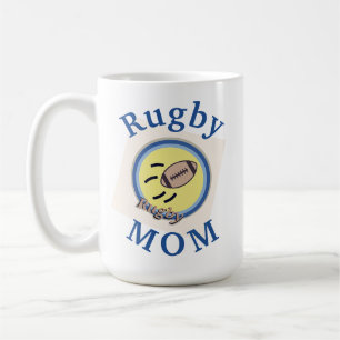 Caneca De Café A melhor do "MAMÃ rugby" nunca! Dia das mães