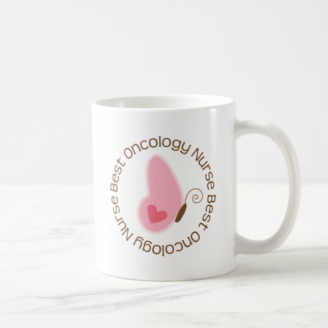 Caneca De Café A melhor enfermeira da oncologia (Direita)