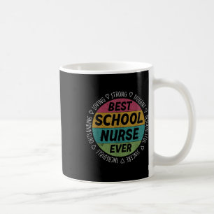 Caneca De Café A Melhor Enfermeira Escolar Alguma Vez Aprecia Pre