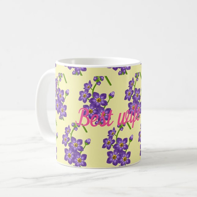 Caneca De Café A melhor esposa de sempre (Frente Esquerda)