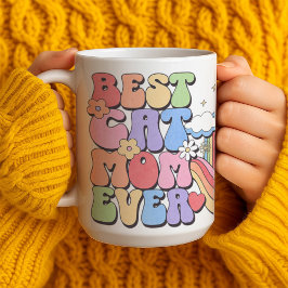 Caneca De Café A Melhor Gato Personalizada Mãe Nunca Personalizou