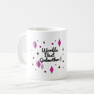 Caneca De Café A Melhor Madrinha do Mundo do Meio-século