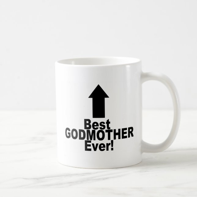 Caneca De Café A melhor madrinha nunca (Direita)