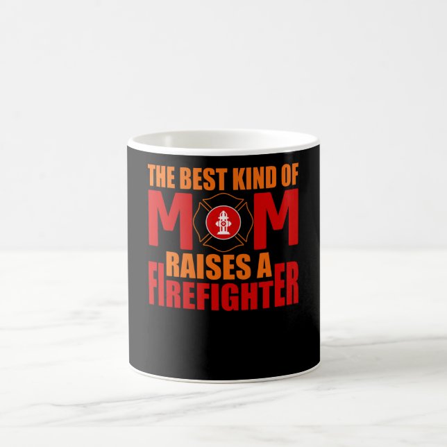 Caneca De Café A melhor mãe cria um Bombeiro (Centro)