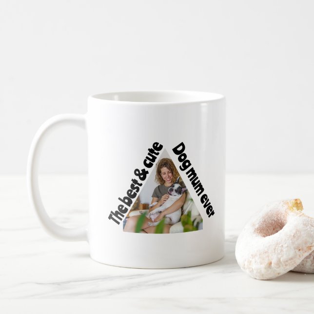 Caneca De Café A Melhor Mãe De Cachorro (Com Donut)