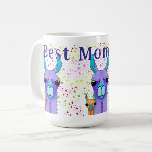 Caneca De Café A Melhor Mãe De Coffee Mug (Frente Esquerda)