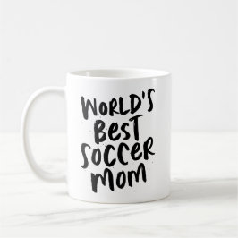 Caneca De Café A melhor mãe de futebol do mundo, legal do tipo pr