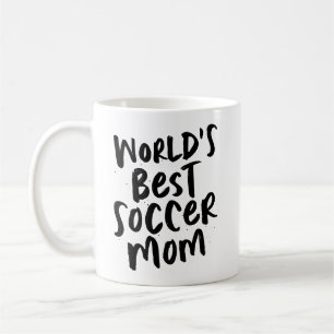 Caneca De Café A melhor mãe de futebol do mundo, legal do tipo pr