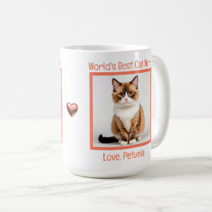 Caneca De Café A Melhor Mãe de Gato do Mundo Personaliza (Munchki