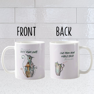 Caneca De Café A melhor mãe de todos os tempos, do meio