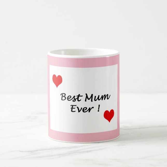 Caneca De Café A melhor mãe do dia das mães nunca (Centro)