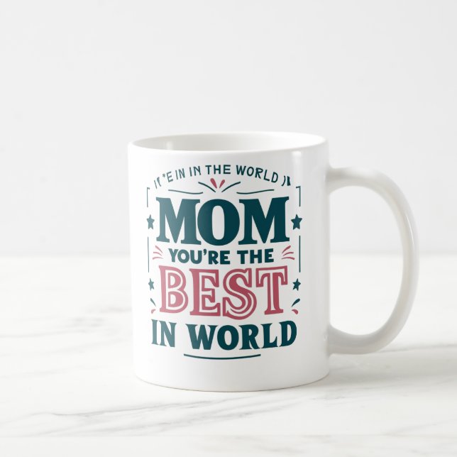 Caneca De Café A melhor mãe do mundo (Direita)
