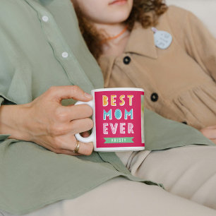 Caneca De Café A Melhor Mãe Já Personalizada.