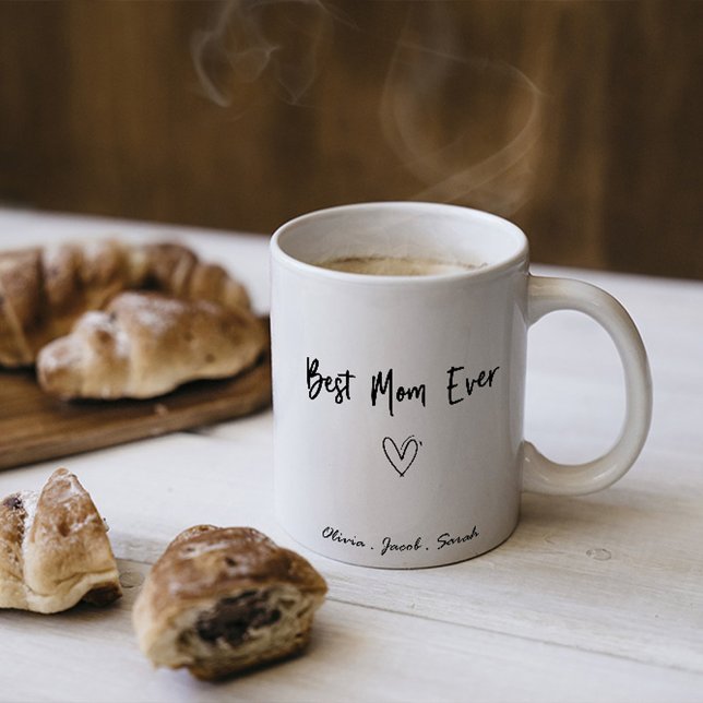 Caneca De Café A Melhor Mãe Moderna Alguma Vez E Crianças Escreve (Criador carregado)