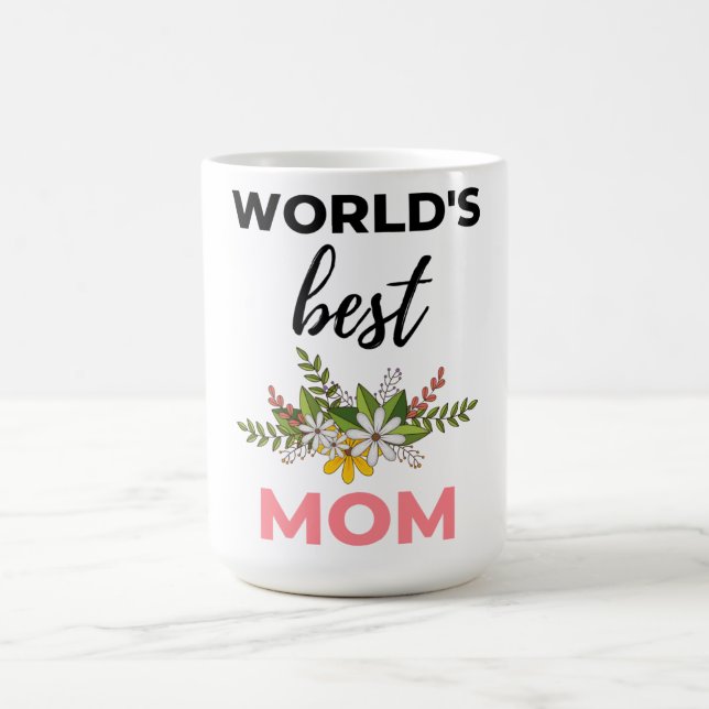Caneca De Café A melhor mãe negra do mundo (Centro)