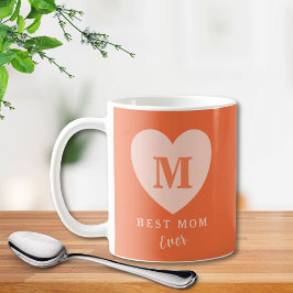 Caneca De Café A Melhor Mãe Sempre Personalizada Do Coral
