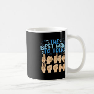 Caneca De Café A melhor maneira de falar sobre o Sinal Americano