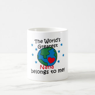 Caneca De Café A melhor Nana pertence-me