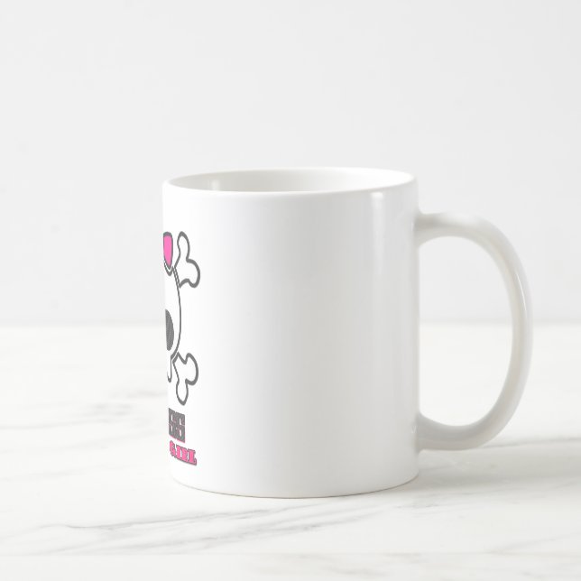 Caneca De Café A menina do marinheiro de Badass (Direita)