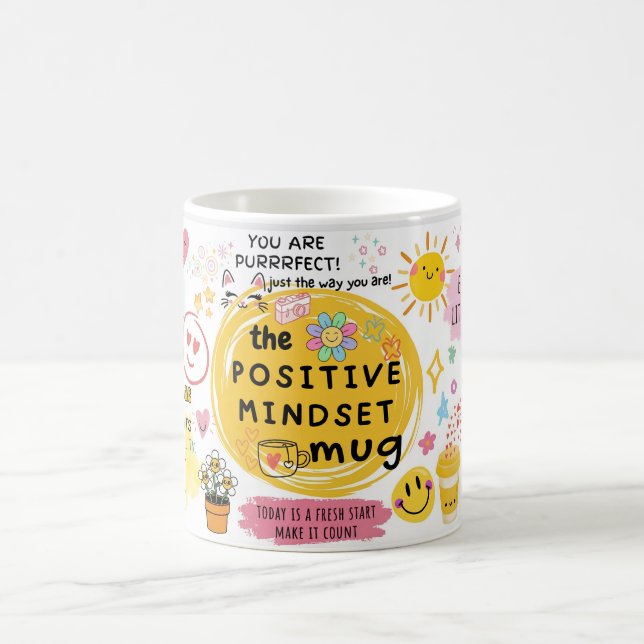 Caneca De Café A Mentalidade Positiva (Centro)