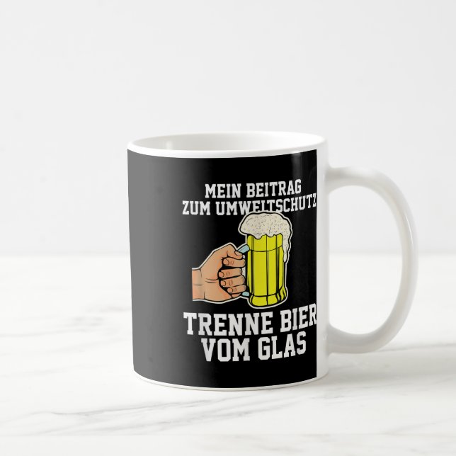 Caneca De Café A Minha Contribuição Para A Proteção Ambiental, Eu (Direita)