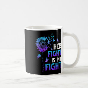 Caneca De Café A Minha Luta É O Suicídio De Fita Roxo E Teto A