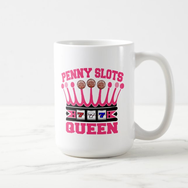 Caneca De Café A moeda de um centavo entalha a rainha (Direita)