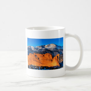 Caneca De Café A montanha de América no nascer do sol