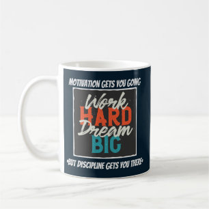 Caneca De Café "A Motivação Te Faz Ir"