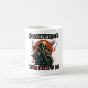 Caneca De Café A moto pôs algo excitante entre as pernas