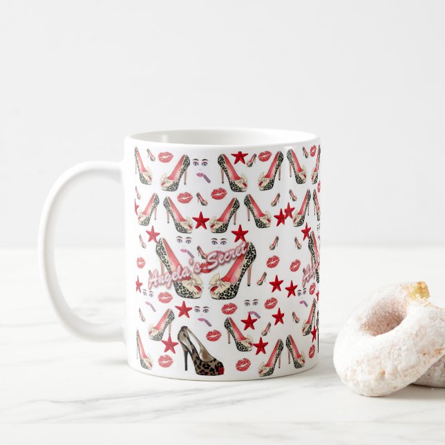 Caneca De Café A Mug Secreta da Angela (Com Donut)
