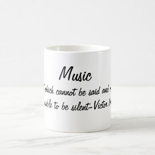 Caneca De Café A música expressa…