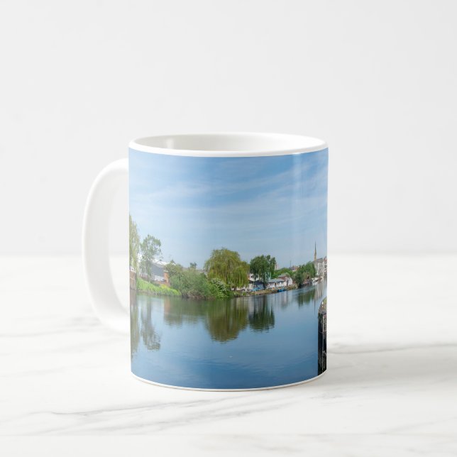 Caneca De Café A navegação Calder & Hebble, Wakefield (Frente Esquerda)