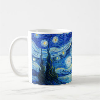 Caneca De Café A Noite Estrelada Sobre O Oceano Calmo