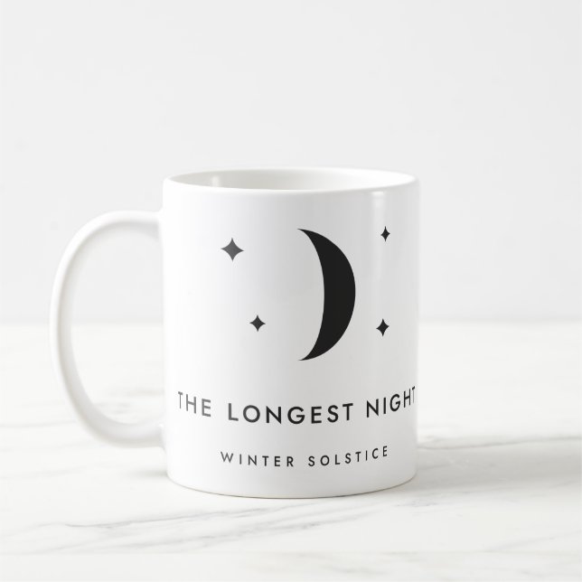 Caneca De Café A Noite Mais Longa Lua do Solstício de Inverno (Esquerda)