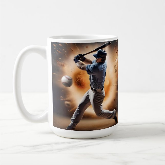 Caneca De Café "A Nuvem de Poeira: Uma Furia de Pitcher" (Esquerda)