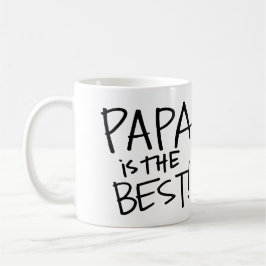 Caneca De Café A papá é a melhor (Alfie e Pippa)