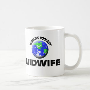 Caneca De Café A parteira a mais fresca do mundo